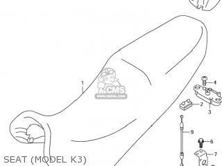 SEAT (MODEL K3) - GSX600F KATANA 1998 (W) USA (E03)