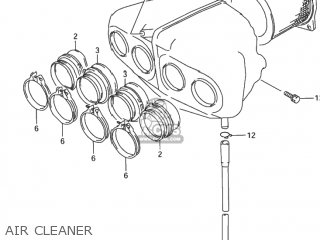 AIR CLEANER - GSX600F KATANA 1999 (X) USA (E03)