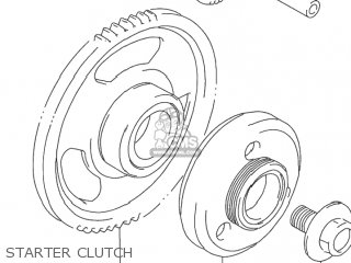 STARTER CLUTCH - GSX600F KATANA 1999 (X) USA (E03)