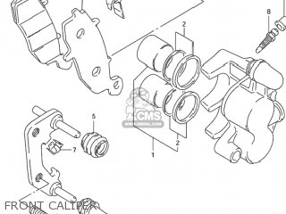 FRONT CALIPER - GSX600F KATANA 2000 (Y) USA (E03)