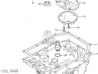 OIL PAN - GSX600F KATANA 2000 (Y) USA (E03)