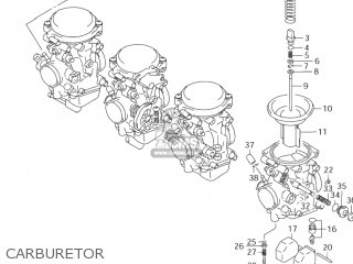 CARBURETOR - GSX600F KATANA 2001 (K1) USA (E03)