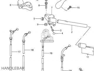 HANDLEBAR - GSX600F KATANA 2001 (K1) USA (E03)