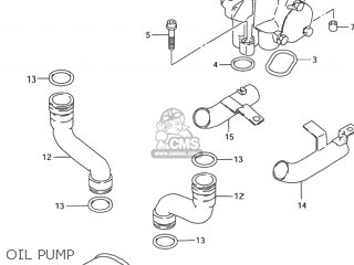 OIL PUMP - GSX600F KATANA 2001 (K1) USA (E03)