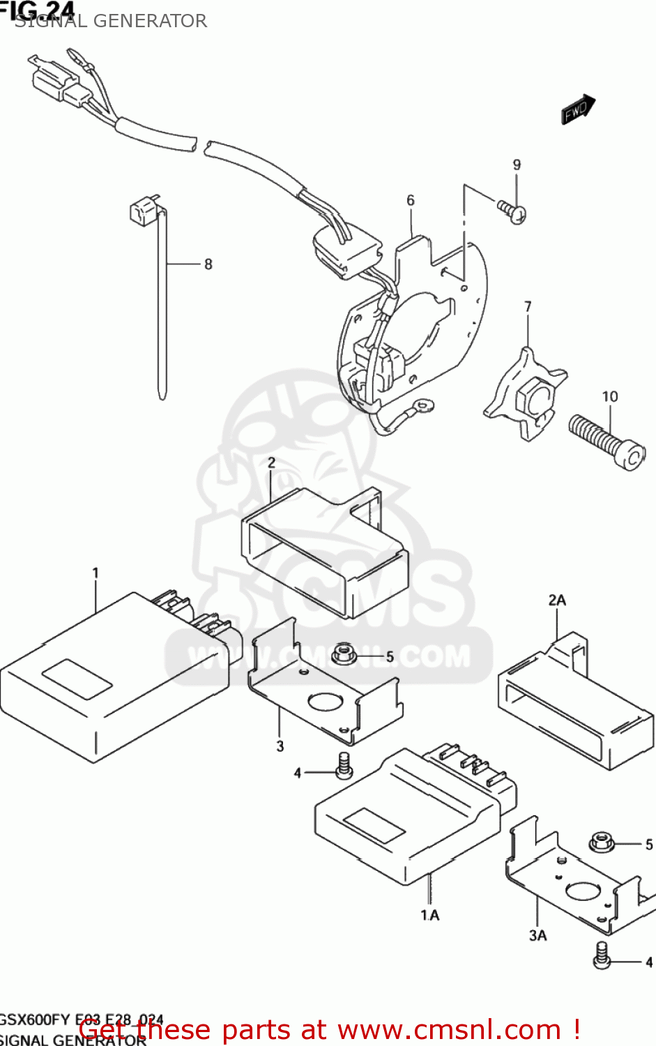 SIGNAL GENERATOR GSX600F KATANA 2002 (K2) USA (E03)