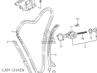 CAM CHAIN - GSX600F KATANA 2002 (K2) USA (E03)