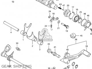 GEAR SHIFTING - GSX600F KATANA 2002 (K2) USA (E03)