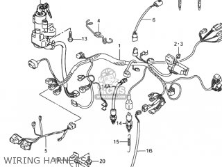 WIRING HARNESS - GSX600F KATANA 2002 (K2) USA (E03)
