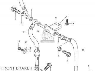 FRONT BRAKE HOSE - GSX600F KATANA 2003 (K3) USA (E03)