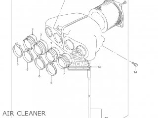 AIR CLEANER - GSX600F KATANA 2004 (K4) USA (E03)