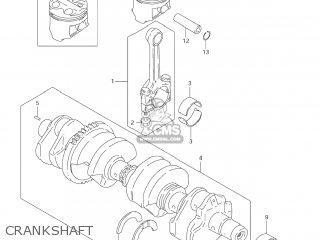 CRANKSHAFT - GSX600F KATANA 2004 (K4) USA (E03)