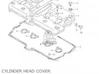 CYLINDER HEAD COVER - GSX600F KATANA 2004 (K4) USA (E03)