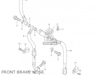 FRONT BRAKE HOSE - GSX600F KATANA 2004 (K4) USA (E03)