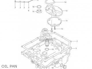 OIL PAN - GSX600F KATANA 2004 (K4) USA (E03)