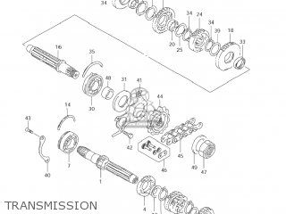 TRANSMISSION - GSX600F KATANA 2004 (K4) USA (E03)