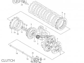 CLUTCH - GSX600F KATANA 2005 (K5) USA (E03)