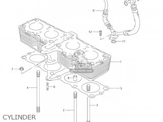 CYLINDER - GSX600F KATANA 2005 (K5) USA (E03)