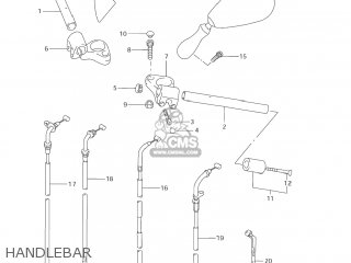 HANDLEBAR - GSX600F KATANA 2005 (K5) USA (E03)