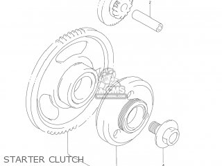 STARTER CLUTCH - GSX600F KATANA 2005 (K5) USA (E03)