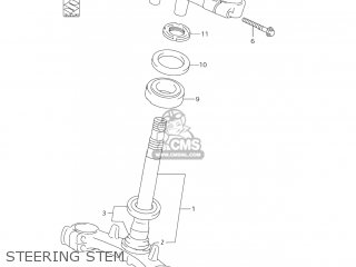 STEERING STEM - GSX600F KATANA 2005 (K5) USA (E03)