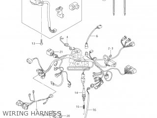 WIRING HARNESS - GSX600F KATANA 2006 (K6) USA (E03)