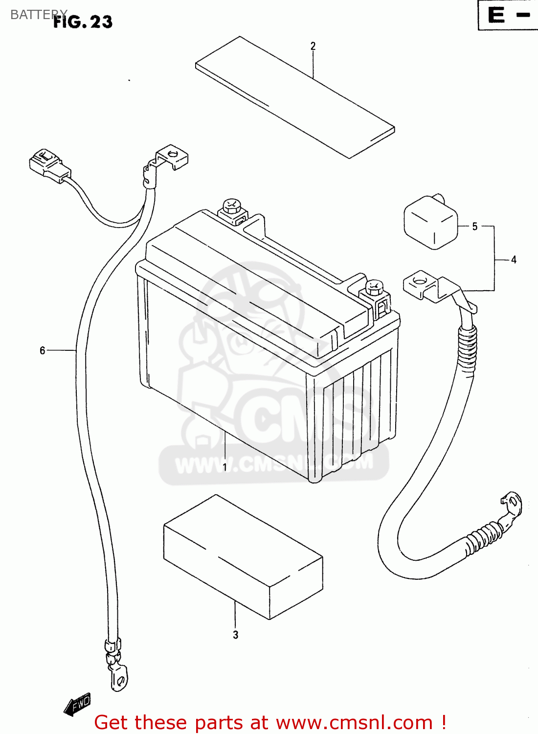 BATTERY GSX600FU 1999 (X)