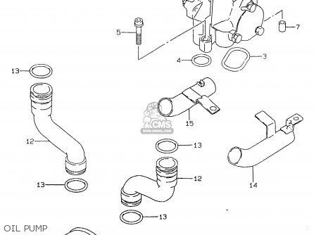 OIL PUMP - GSX600FU 1999 (X)