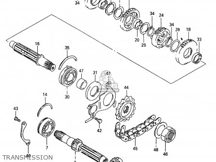 TRANSMISSION - GSX600FU 2000 (Y)