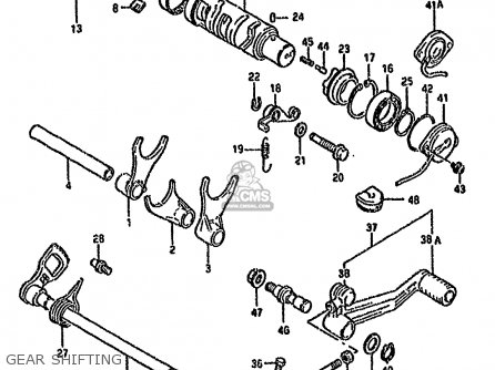 GEAR SHIFTING - GSX600FU2 1988 (J) GERMANY (E22)