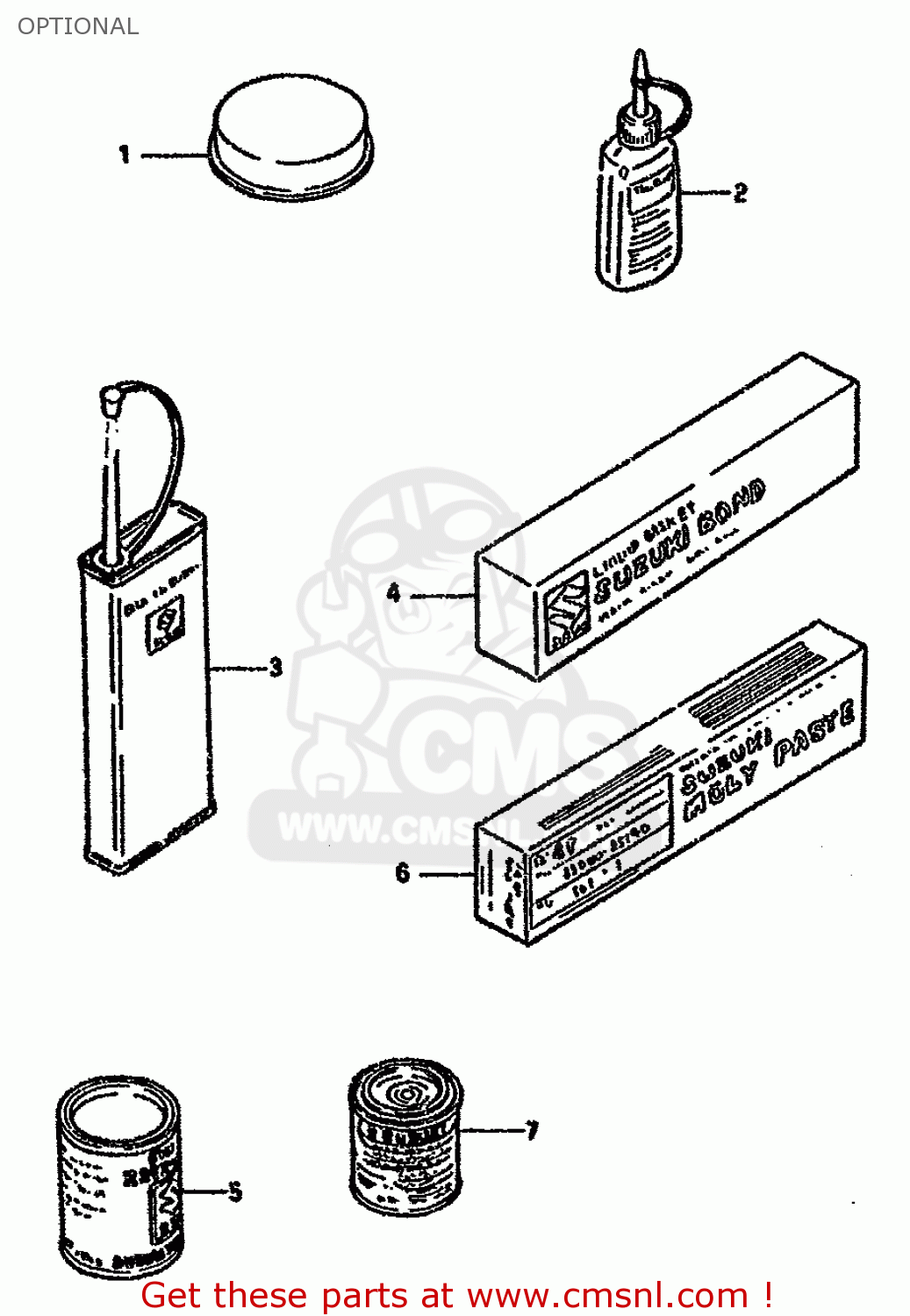 OPTIONAL GSX600FU2 1990 (L) GERMANY (E22)