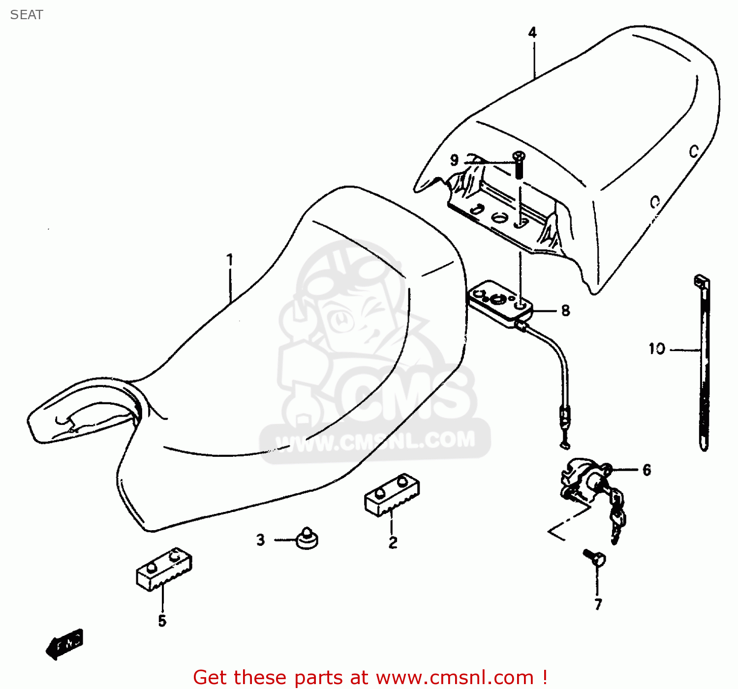 SEAT GSX600FU2 1997 (V) GERMANY (E22)