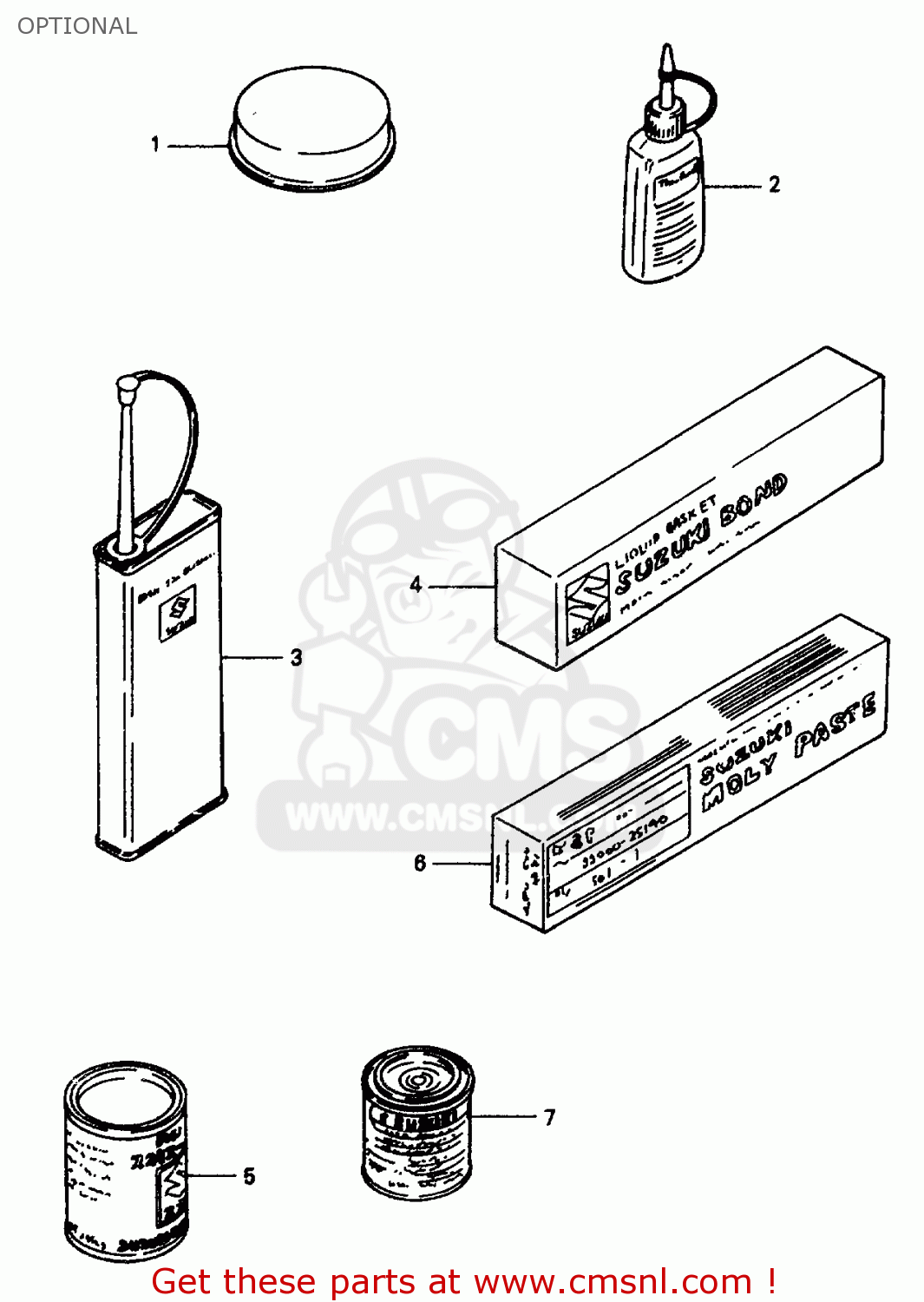 OPTIONAL GSX600FU2 1997 (V) GERMANY (E22)