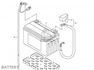 BATTERY - GSX650F 2008 (K8) USA (E03)