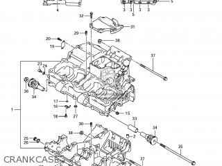 CRANKCASE - GSX650F 2008 (K8) USA (E03)