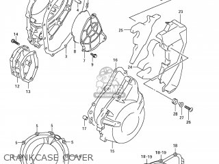 CRANKCASE COVER - GSX650F 2008 (K8) USA (E03)