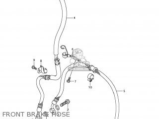 FRONT BRAKE HOSE - GSX650F 2008 (K8) USA (E03)