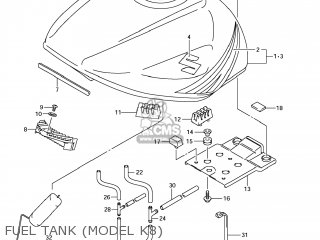 FUEL TANK (MODEL K8) - GSX650F 2008 (K8) USA (E03)