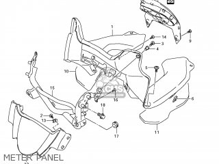 METER PANEL - GSX650F 2008 (K8) USA (E03)