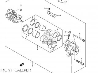 RONT CALIPER - GSX650F 2008 (K8) USA (E03)