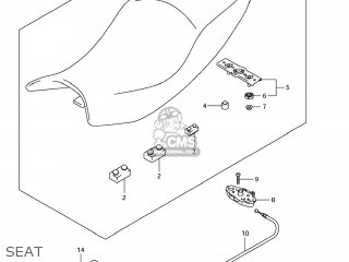 SEAT - GSX650F 2008 (K8) USA (E03)