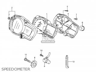 SPEEDOMETER - GSX650F 2008 (K8) USA (E03)