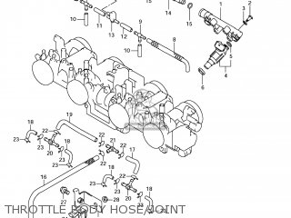 THROTTLE BODY HOSE/JOINT - GSX650F 2008 (K8) USA (E03)