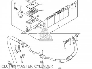CLUTCH MASTER CYLINDER - GSX650F 2009 (K9) USA (E03)