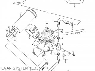 EVAP SYSTEM (E33) - GSX650F 2009 (K9) USA (E03)