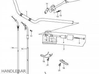 HANDLEBAR - GSX650F 2009 (K9) USA (E03)