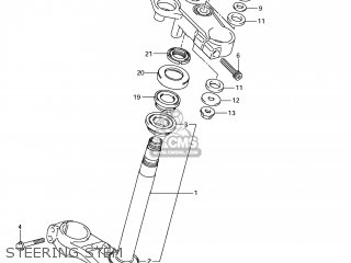 STEERING STEM - GSX650F 2009 (K9) USA (E03)