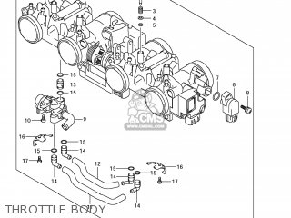 THROTTLE BODY - GSX650F 2009 (K9) USA (E03)