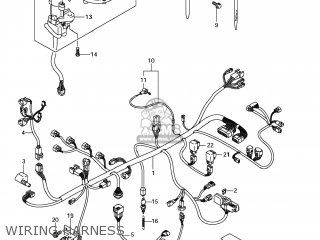WIRING HARNESS - GSX650F 2009 (K9) USA (E03)