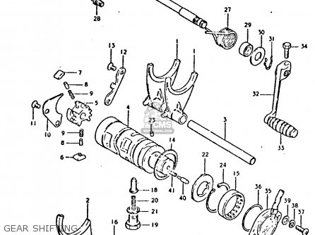 Suzuki Gsx750 1980 (t) (e01 E02 E06 E22 E24) parts list partsmanual ...