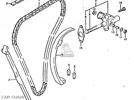 CAM CHAIN - GSX750 1980 (T) (E01 E02 E06 E22 E24)